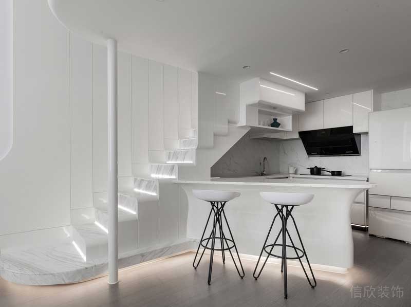 深圳寶安現(xiàn)代白色調(diào)家庭裝修案例吧臺 深圳寶安現(xiàn)代白色調(diào)家庭裝修案例吧臺