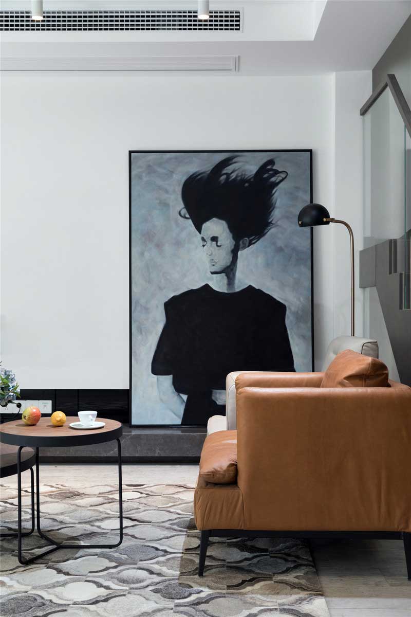 深圳羅湖區(qū)簡約風(fēng)格120平方三房裝修案例沙發(fā)