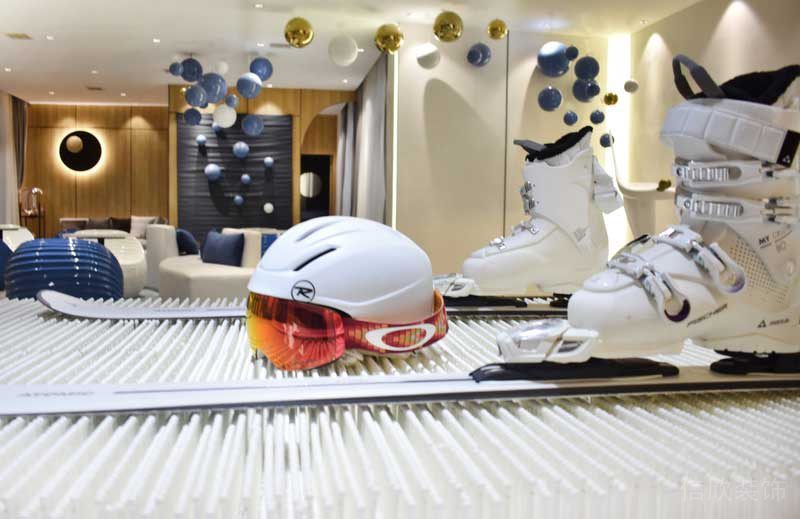 深圳鹽田區(qū)現(xiàn)代中式風格辦公室裝修設(shè)計陳列展示區(qū)