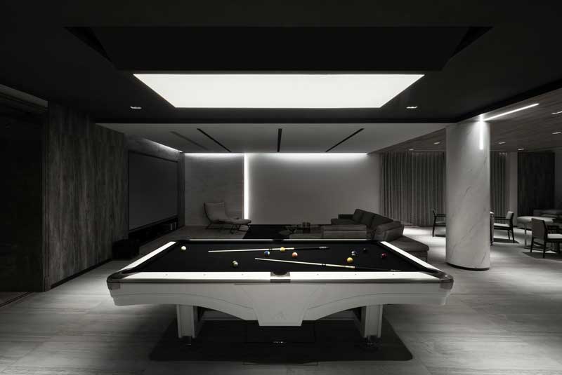 深圳南山白石洲美式輕奢風(fēng)二手房翻新改造裝修多功能室