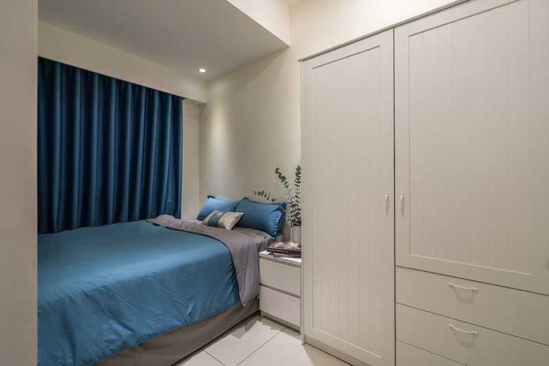 深圳鹽田區(qū)簡(jiǎn)歐風(fēng)格家居住房裝修設(shè)計(jì)次臥