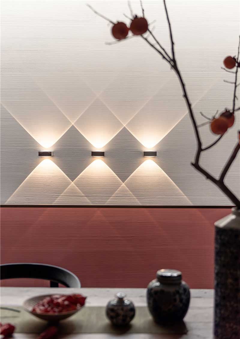 深圳寶安新中式田園風(fēng)別墅裝修壁燈