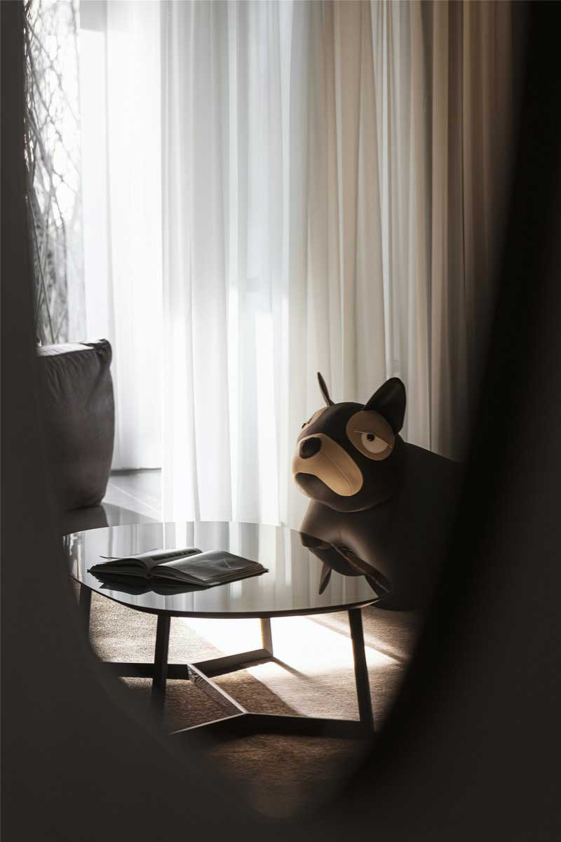 深圳龍崗區(qū)輕奢風(fēng)格家裝裝修客廳擺件