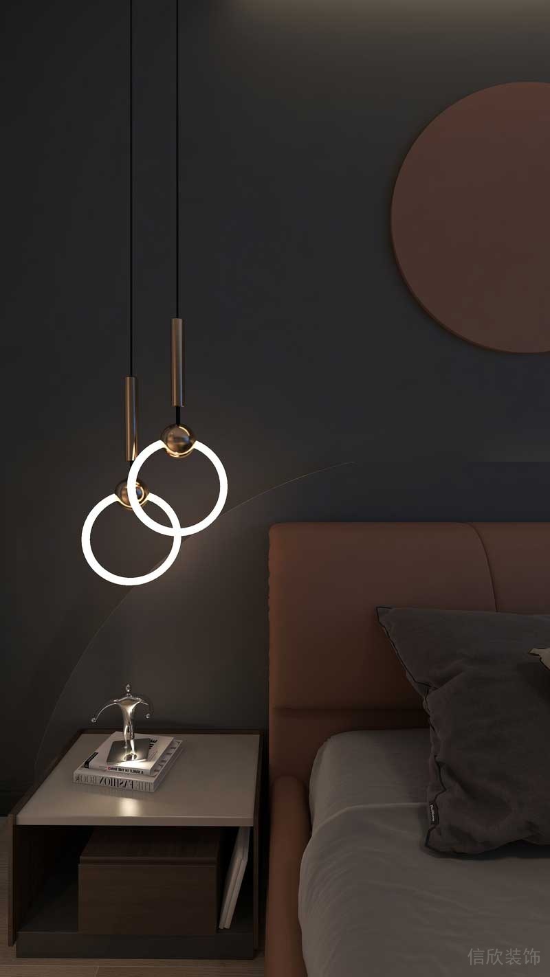 深圳羅湖區(qū)后現(xiàn)代家庭住房裝修設(shè)計方案軟裝陳設(shè)細節(jié)