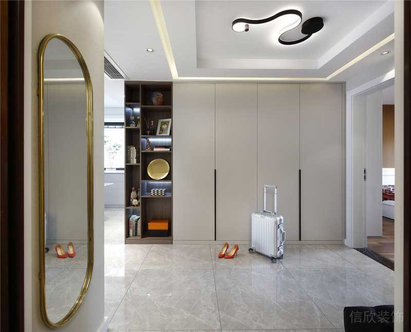 深圳羅湖區(qū)現(xiàn)代簡約風家庭新房裝修工程門廳 深圳羅湖區(qū)現(xiàn)代簡約風家庭新房裝修工程門廳