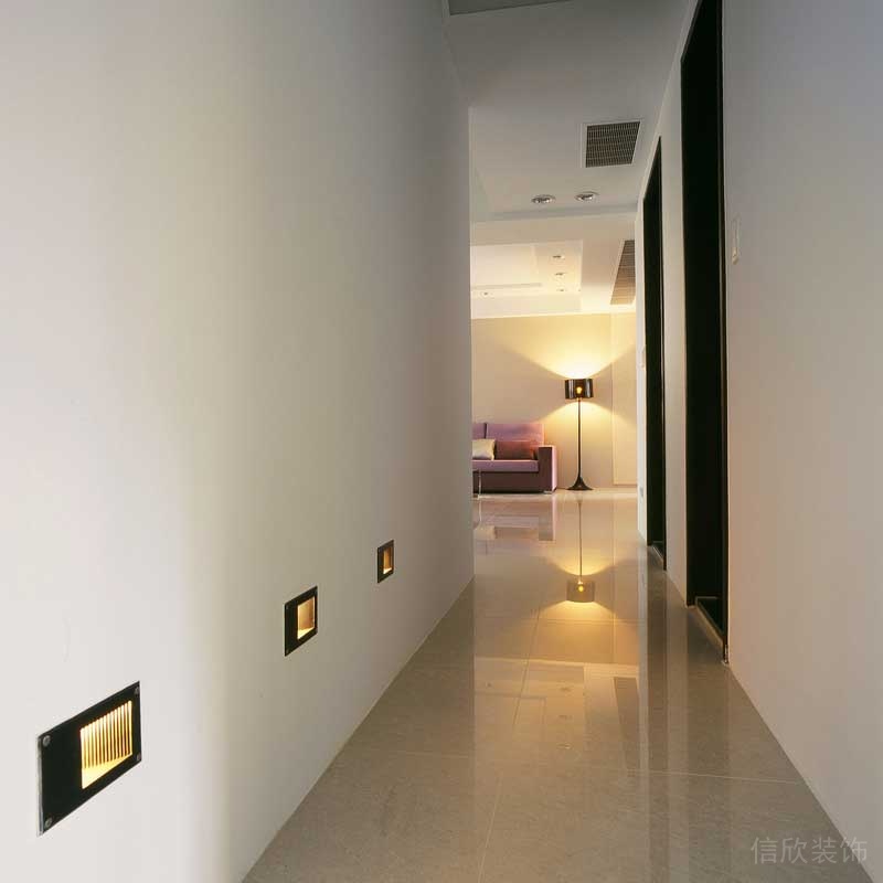 深圳寶安區(qū)現(xiàn)代風(fēng)格家庭簡單裝修實景圖過道