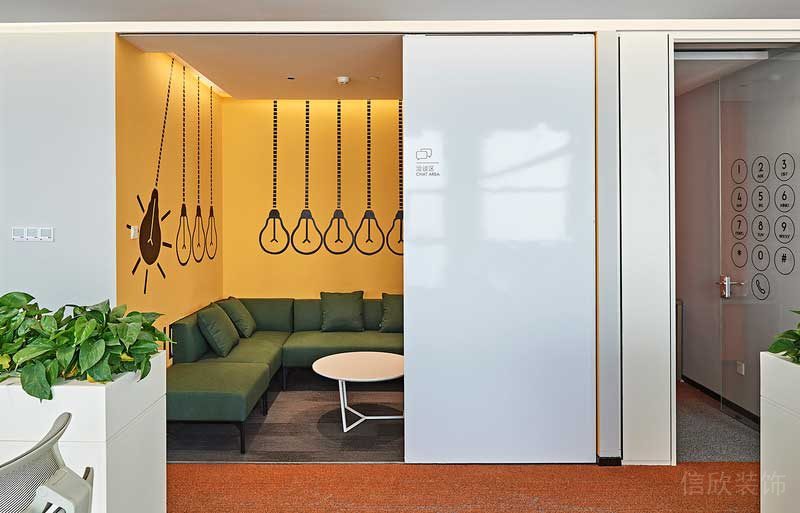 寶安區(qū)簡約風(fēng)格辦公室裝修設(shè)計(jì)色彩構(gòu)成