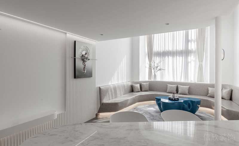 深圳寶安現(xiàn)代白色調(diào)家庭裝修案例氛圍調(diào)性 深圳寶安現(xiàn)代白色調(diào)家庭裝修案例氛圍調(diào)性