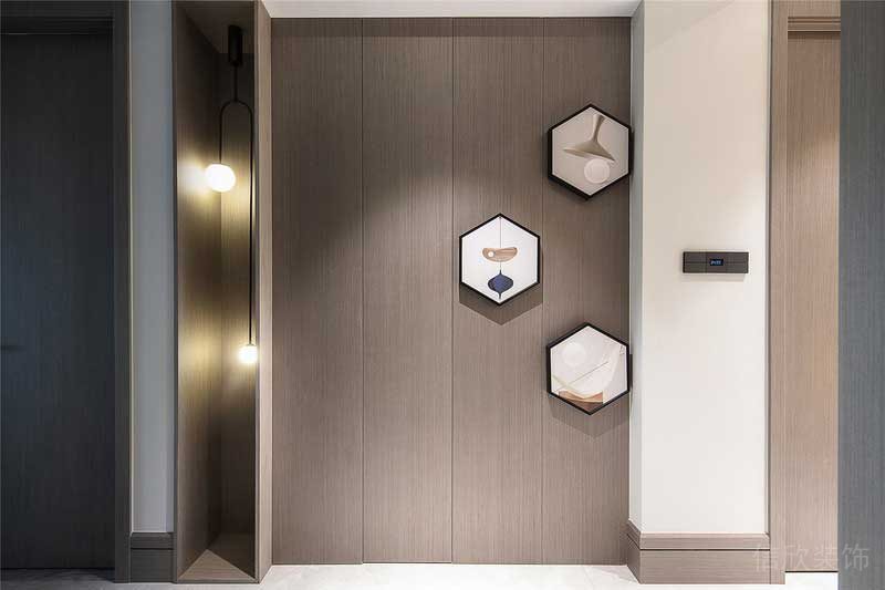 深圳羅湖區(qū)黑白色簡(jiǎn)約風(fēng)格家居裝修圖過(guò)道