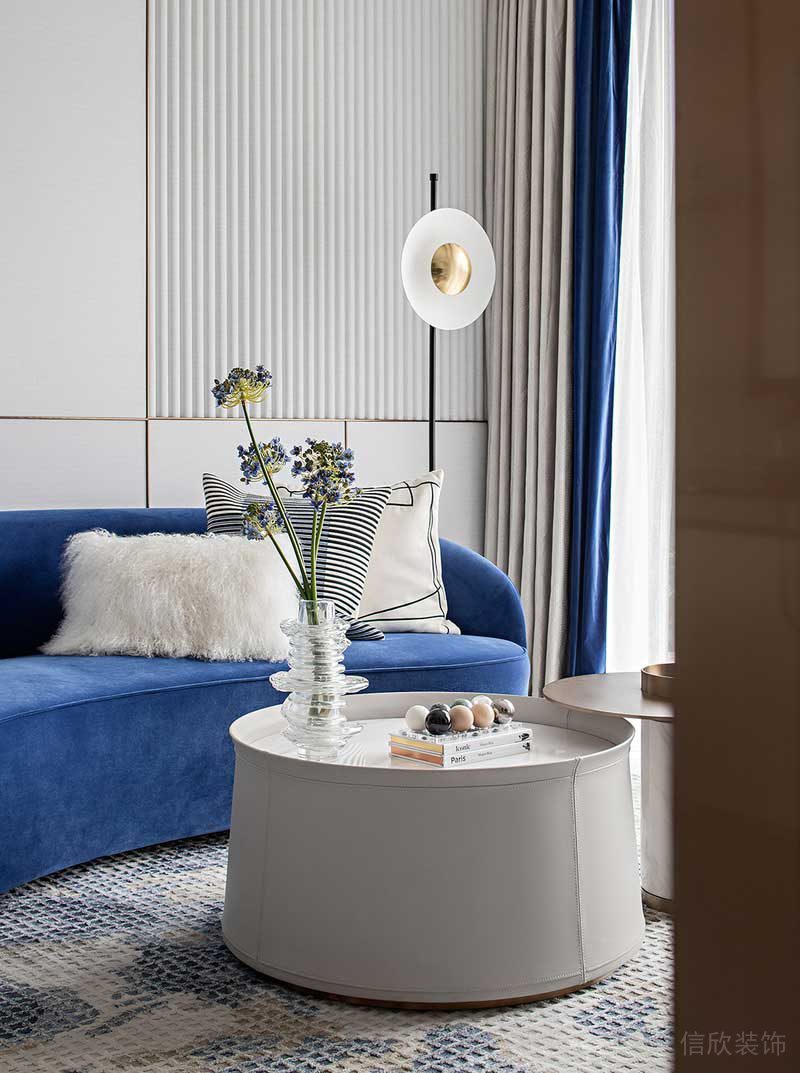 鹽田區(qū)錯層別墅裝修設(shè)計-地中海風(fēng)格背景墻