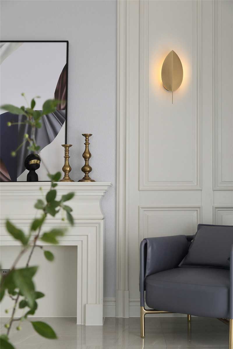 深圳鹽田區(qū)意式輕奢新房設計裝修工程案例客廳休閑區(qū)