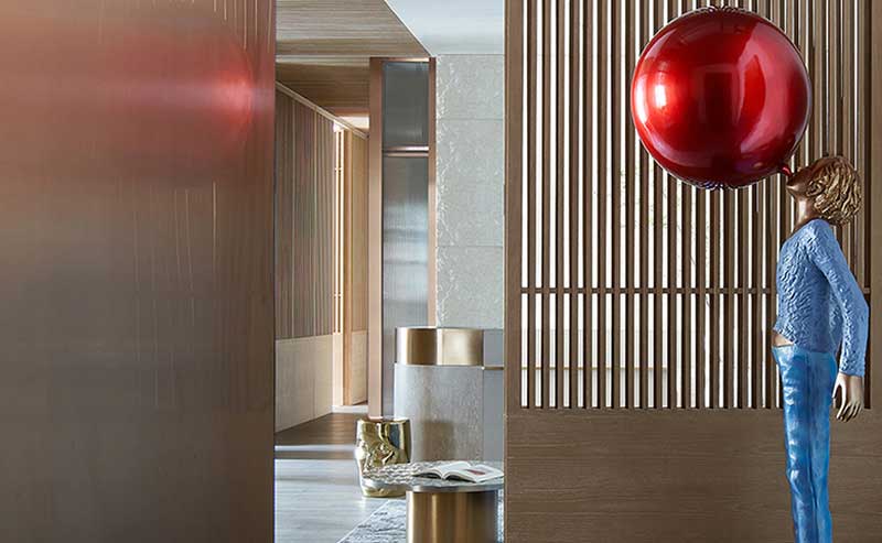 深圳龍華觀瀾新中式辦公室裝修入口處木格柵屏風(fēng) 深圳龍華觀瀾新中式辦公室裝修入口處木格柵屏風(fēng)