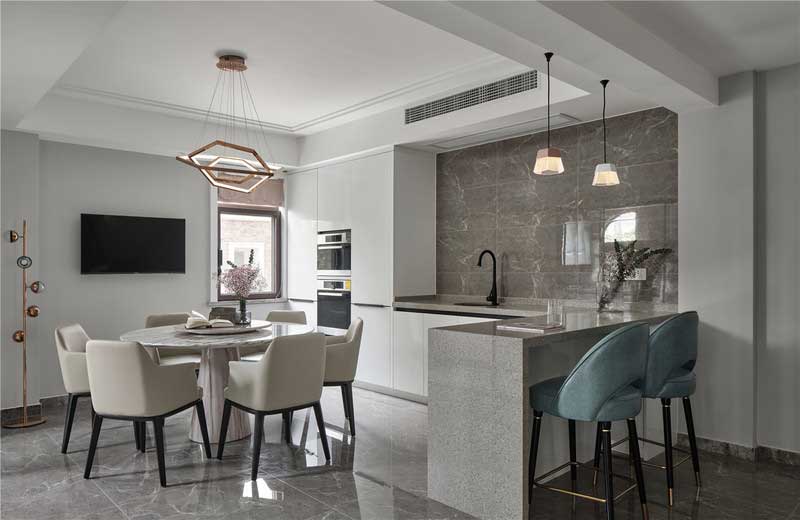 深圳羅湖區(qū)現(xiàn)代風格家裝裝修設計圖餐廚空間