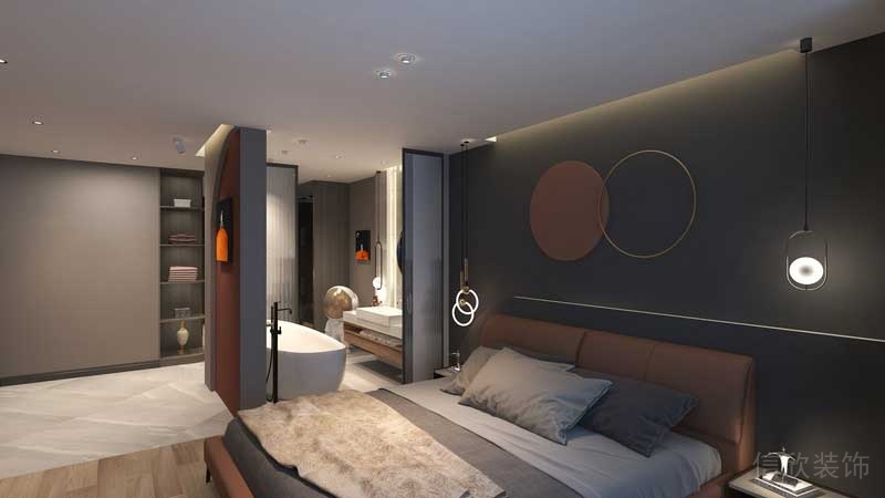 深圳羅湖區(qū)后現(xiàn)代家庭住房裝修設(shè)計方案主臥燈光布局 深圳羅湖區(qū)后現(xiàn)代家庭住房裝修設(shè)計方案主臥燈光布局