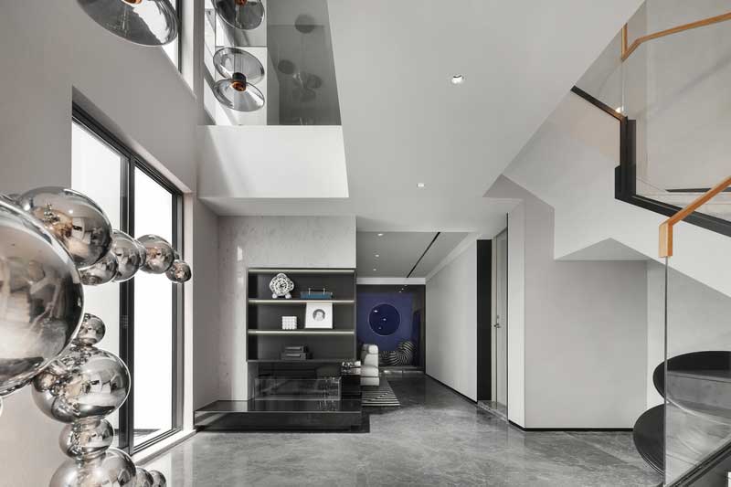 深圳福田現(xiàn)代北歐風(fēng)家居裝修設(shè)計廊廳