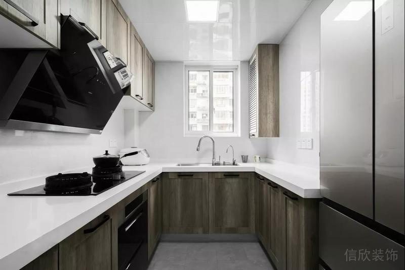 深圳鹽田簡約風格大戶型裝修設(shè)計方案圖廚房