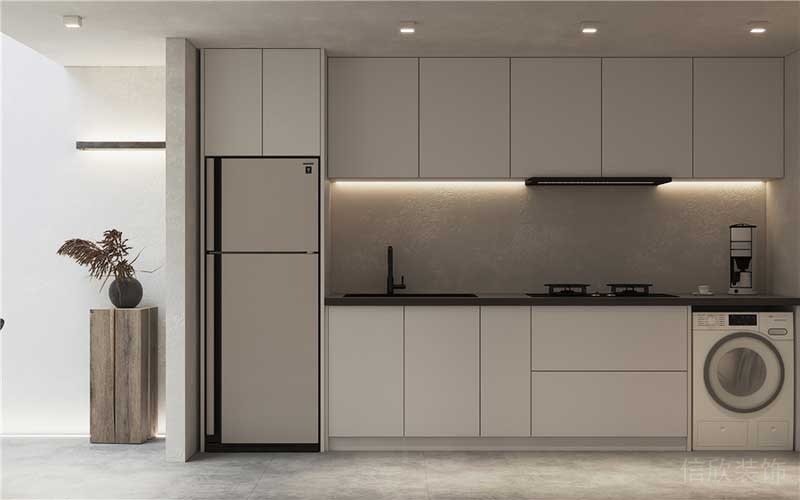 深圳南山現(xiàn)代簡(jiǎn)約家庭裝修設(shè)計(jì)廚房