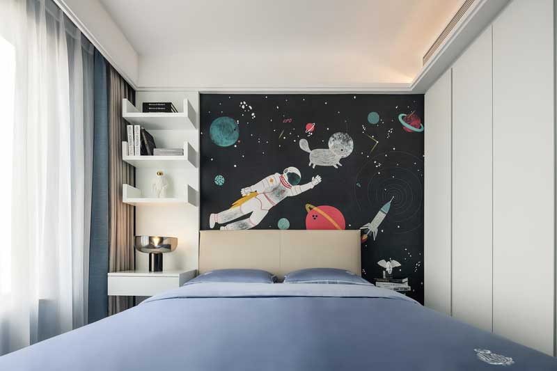 門深圳鹽田現(xiàn)代簡(jiǎn)約家居住宅裝修設(shè)計(jì)兒童房家具