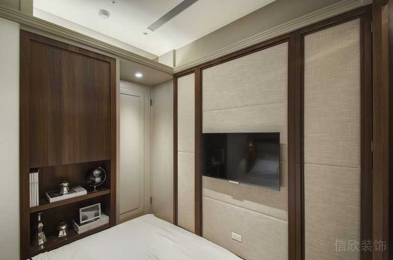 深圳福田區(qū)景田輕奢風(fēng)小戶(hù)型裝修設(shè)計(jì)臥室