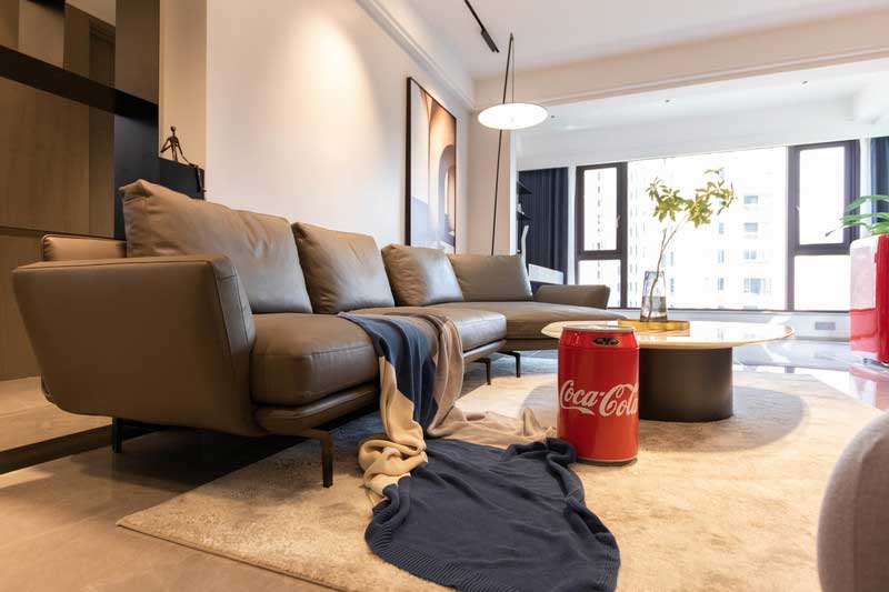 深圳羅湖區(qū)現(xiàn)代簡(jiǎn)約家庭新房裝修客廳皮革沙發(fā) 深圳羅湖區(qū)現(xiàn)代簡(jiǎn)約家庭新房裝修客廳皮革沙發(fā)