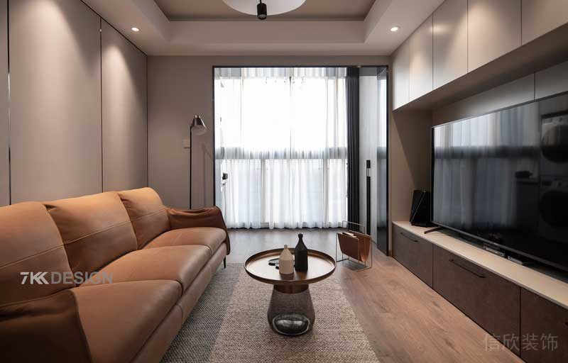深圳福田區(qū)現(xiàn)代風格小戶型精裝修客廳