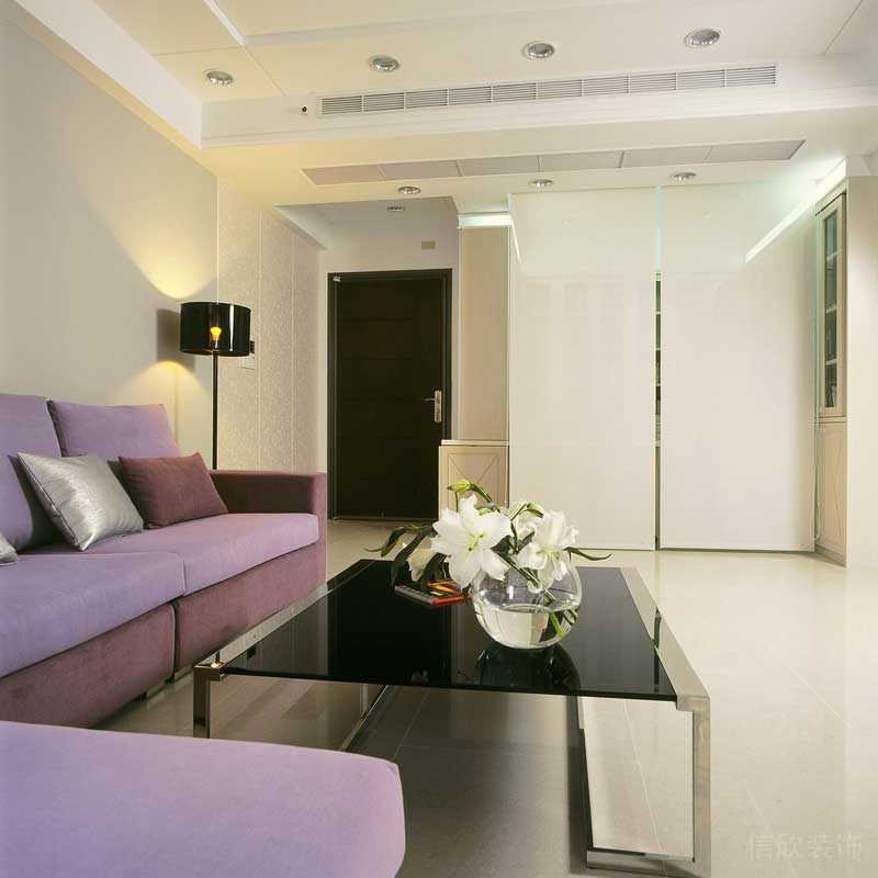 深圳寶安區(qū)現(xiàn)代風(fēng)格家庭簡單裝修實景圖茶幾