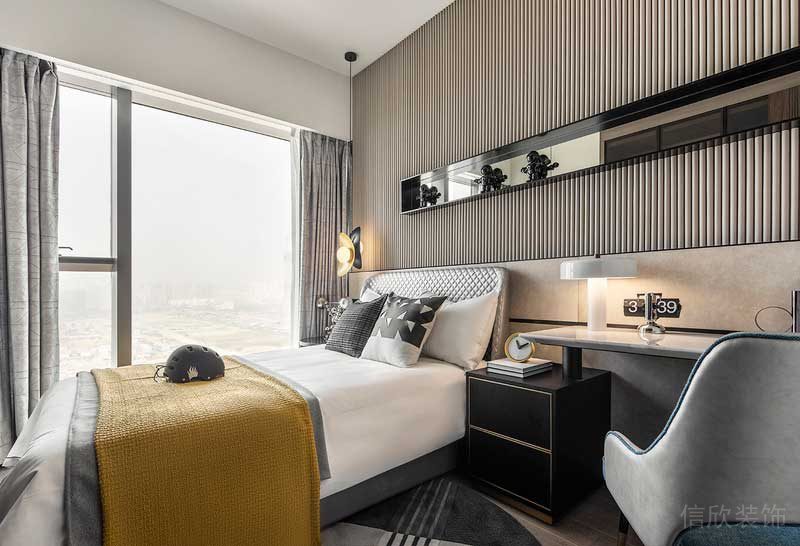 深圳鹽田區(qū)現代輕奢家庭裝修設計男孩房