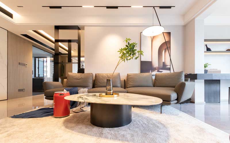 深圳羅湖區(qū)現(xiàn)代簡(jiǎn)約家庭新房裝修客廳家具組合 深圳羅湖區(qū)現(xiàn)代簡(jiǎn)約家庭新房裝修客廳家具組合