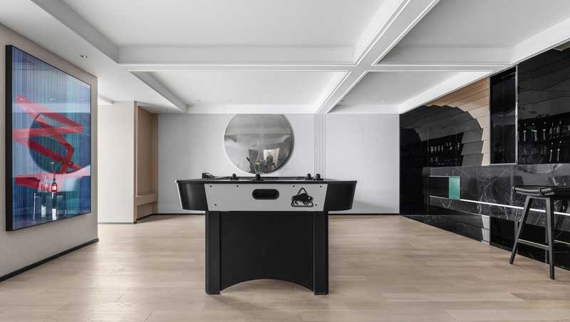 深圳福田現(xiàn)代北歐風(fēng)家居裝修設(shè)計休閑娛樂室