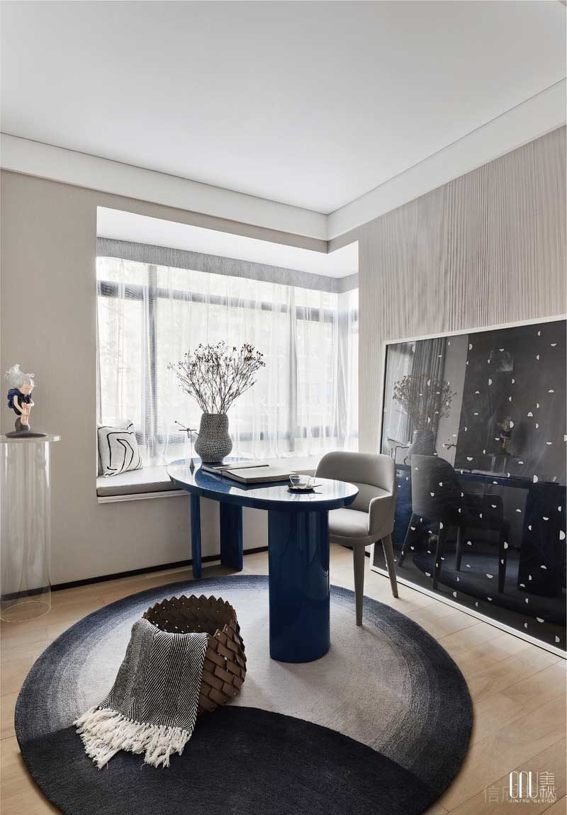 南山區(qū)80平方簡(jiǎn)約家裝裝修書(shū)房