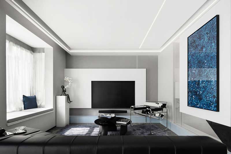 深圳福田現(xiàn)代北歐風(fēng)家居裝修設(shè)計主臥套房