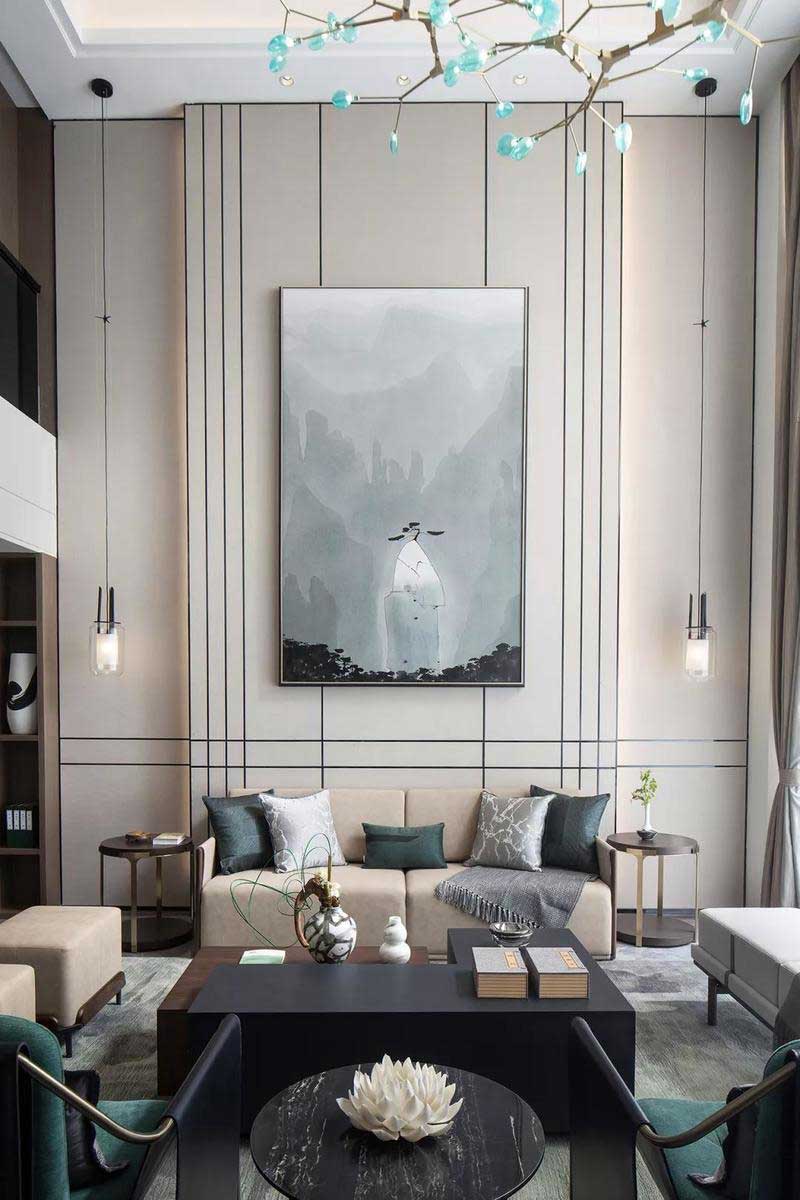 深圳鹽田新中式風(fēng)格別墅樣板房設(shè)計(jì)圖采光效果