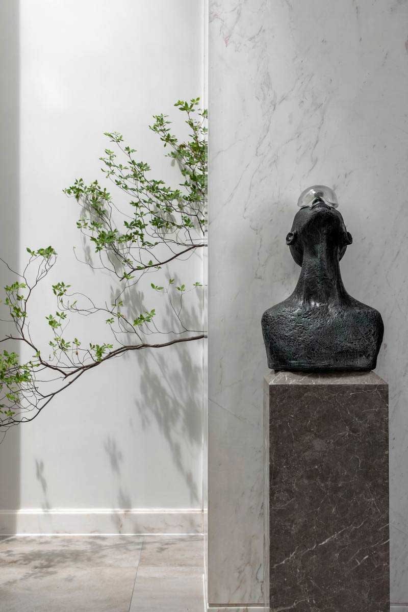 深圳羅湖區(qū)極簡風(fēng)80平方復(fù)式小戶型裝修設(shè)計石材雕塑 深圳羅湖區(qū)極簡風(fēng)80平方復(fù)式小戶型裝修設(shè)計石材雕塑