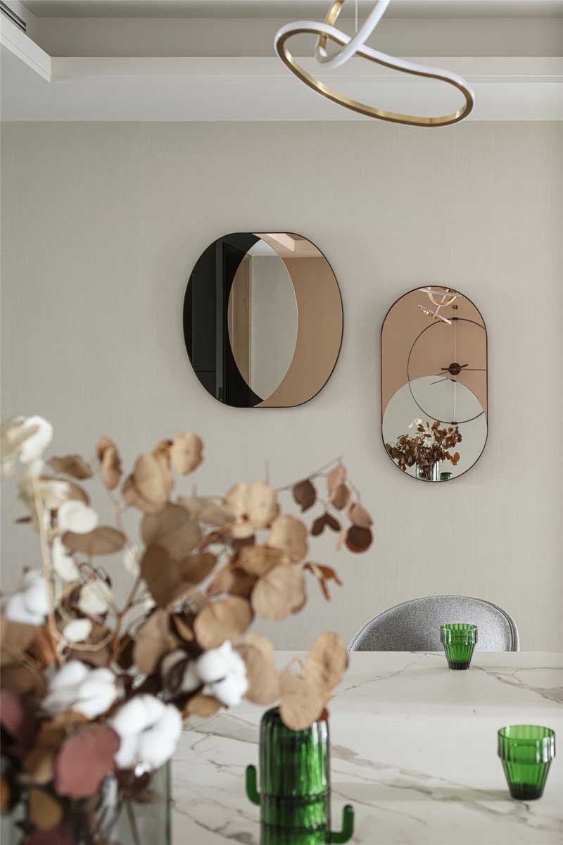 深圳龍崗區(qū)輕奢風(fēng)格家裝裝修餐桌綠植