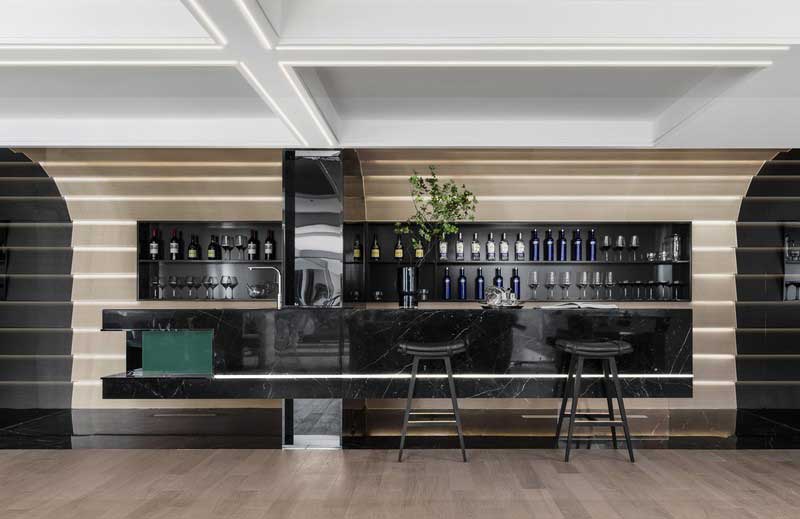 深圳福田現(xiàn)代北歐風(fēng)家居裝修設(shè)計休閑娛樂室吧臺