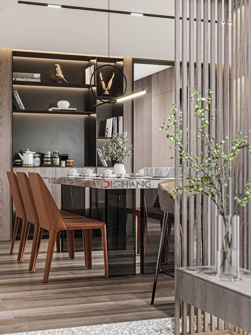 南山區(qū)現(xiàn)代北歐風(fēng)格家居住宅裝修餐廳