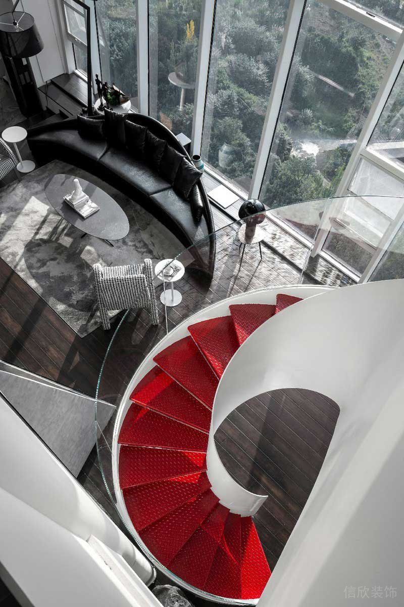 深圳南山南頭辦公室裝修設(shè)計(jì)案例樓梯