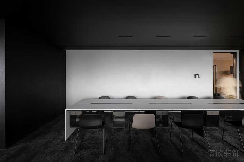 深圳南山前?，F(xiàn)代風(fēng)格辦公室裝修設(shè)計市場部會議區(qū)