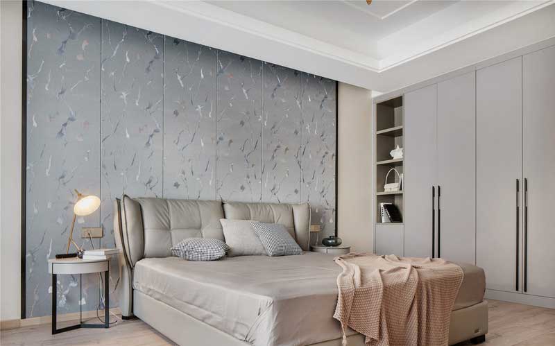 深圳羅湖現(xiàn)代簡約家庭裝修圖片主臥