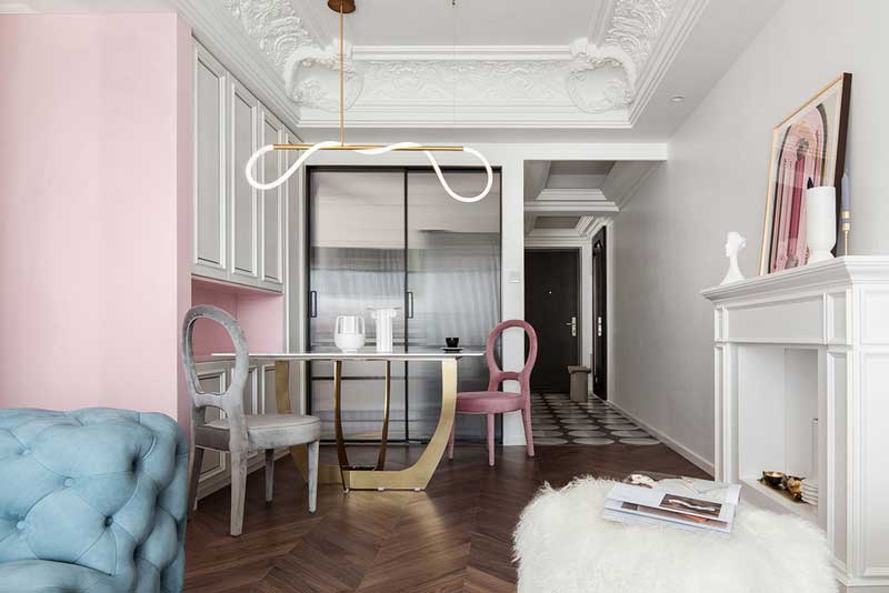 南山區(qū)輕奢風(fēng)格家裝裝修設(shè)計方案餐廳