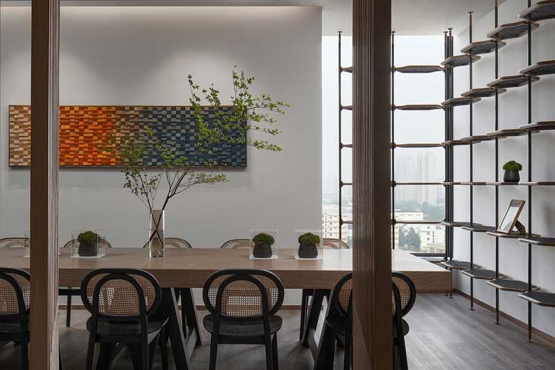 深圳龍華觀瀾新中式辦公室裝修大會議室 深圳龍華觀瀾新中式辦公室裝修大會議室