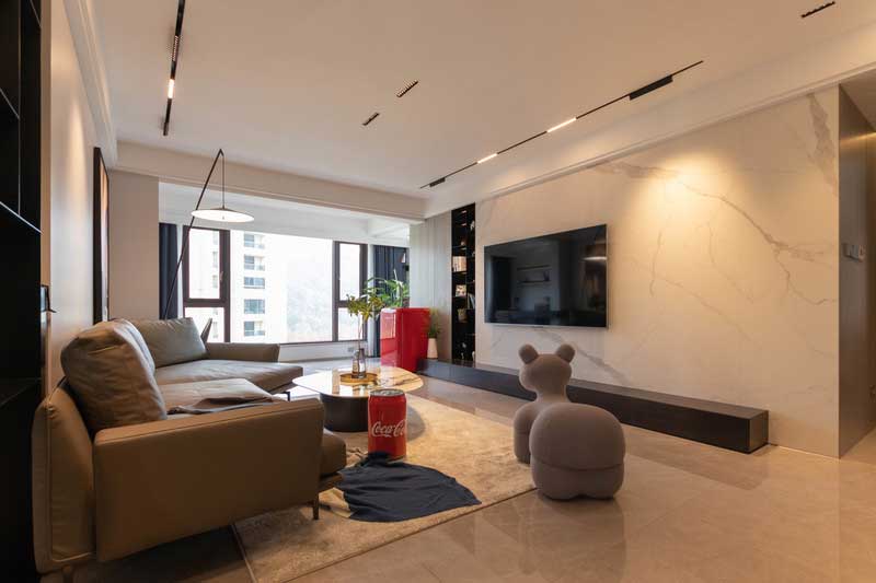 深圳羅湖區(qū)現(xiàn)代簡(jiǎn)約家庭新房裝修客廳光影效果 深圳羅湖區(qū)現(xiàn)代簡(jiǎn)約家庭新房裝修客廳光影效果