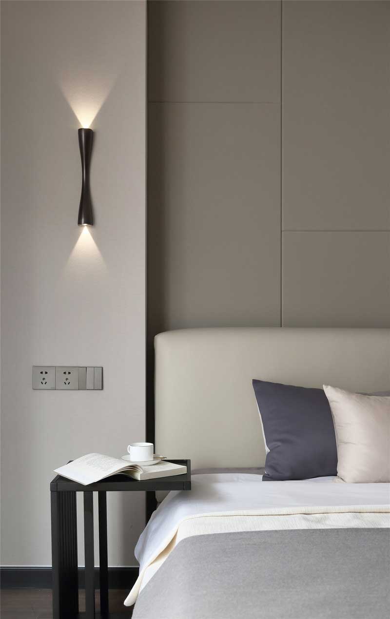 深圳寶安區(qū)現(xiàn)代簡約風(fēng)格灰色調(diào)家庭裝修圖片主臥燈具 深圳寶安區(qū)現(xiàn)代簡約風(fēng)格灰色調(diào)家庭裝修圖片主臥燈具