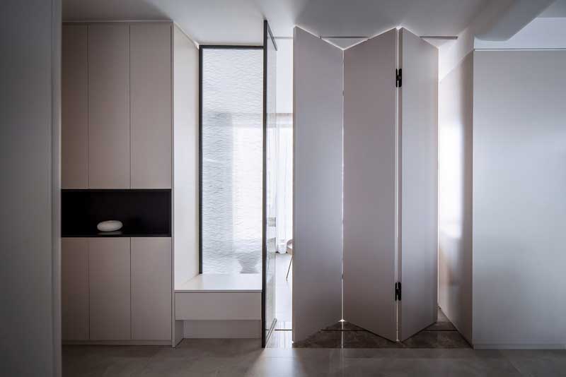 深圳寶安區(qū)松崗家居裝修設(shè)計(jì)玄關(guān)