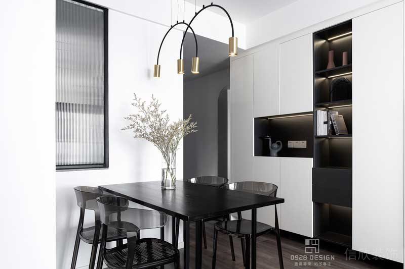 深圳羅湖區(qū)極簡(jiǎn)家裝裝修設(shè)計(jì)餐廳