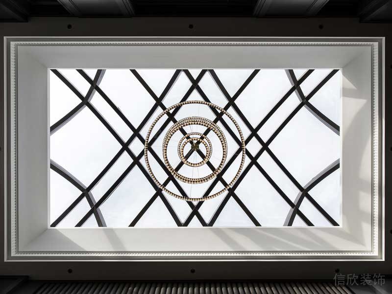 窗簾創(chuàng)意設(shè)計(jì)弧線幾何窗戶效果圖裝修