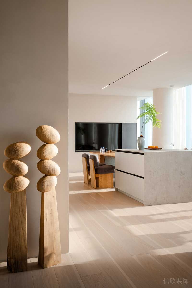 辦公室洽談區(qū)實木水吧臺設計圖