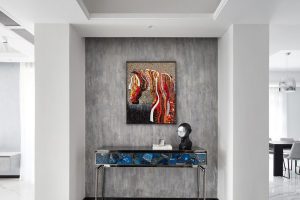 深圳寶安西鄉(xiāng)高級(jí)灰色調(diào)簡(jiǎn)約家居裝修實(shí)景圖玄關(guān)效果圖