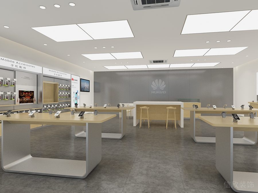 深圳福田COCO Park現(xiàn)代風(fēng)格華為專賣店裝修設(shè)計(jì)企業(yè)形象背景墻 深圳福田COCO Park現(xiàn)代風(fēng)格華為專賣店裝修設(shè)計(jì)企業(yè)形象背景墻