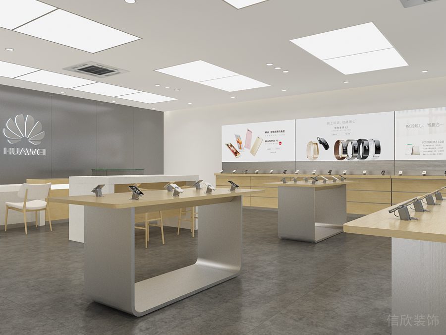 深圳福田COCO Park現(xiàn)代風(fēng)格華為專賣店裝修設(shè)計(jì)燈箱展示墻 深圳福田COCO Park現(xiàn)代風(fēng)格華為專賣店裝修設(shè)計(jì)燈箱展示墻